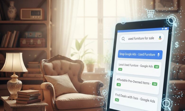 كيف تنشئ إعلان جوجل ناجح لشراء الأثاث المستعمل وتضاعف مبيعاتك؟